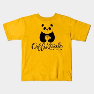 Coffee Time - "Panda" Kids T-Shirt